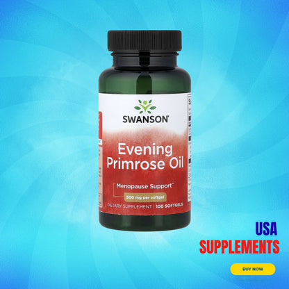 USA Supplements | Swanson, Evening Primrose Oil, 500 mg ( Menopause Support )