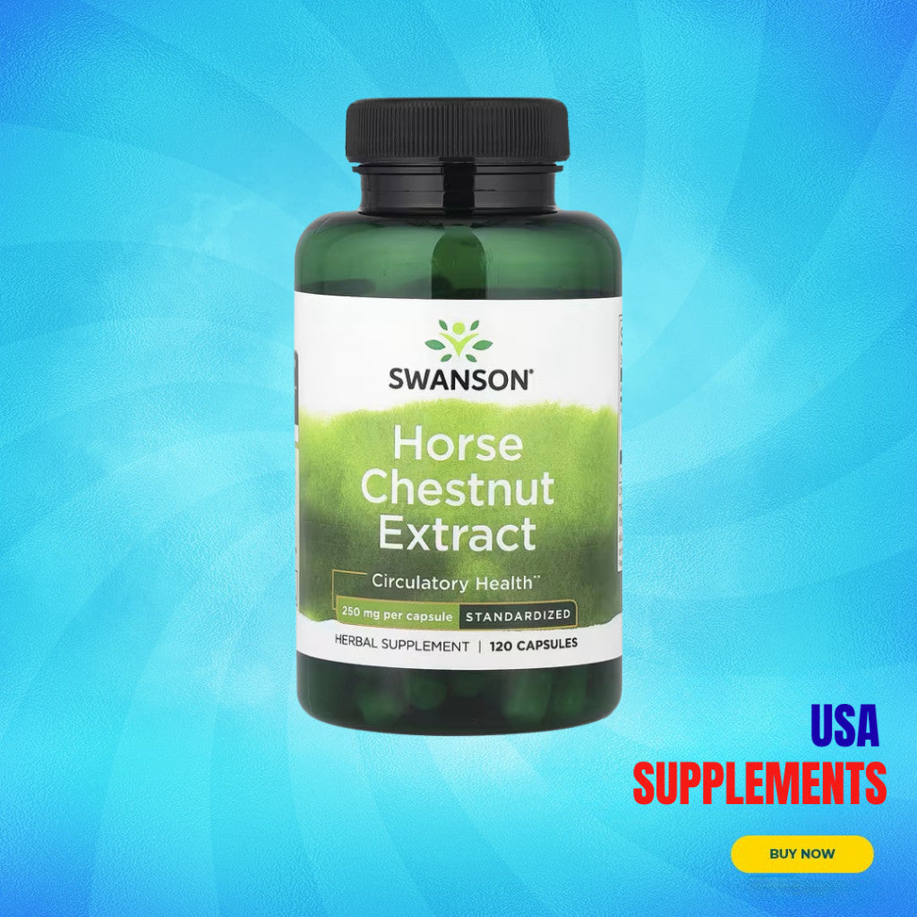 USA Supplements | Swanson, Horse Chestnut Extract, 120 Capsules ( Circulatory Health )
