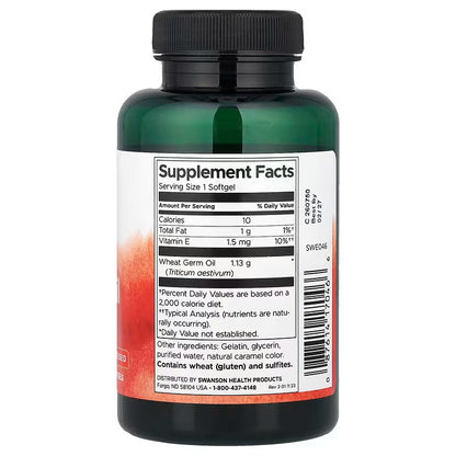 USA Supplements | Swanson, Wheat Germ Oil ( Heart Health )