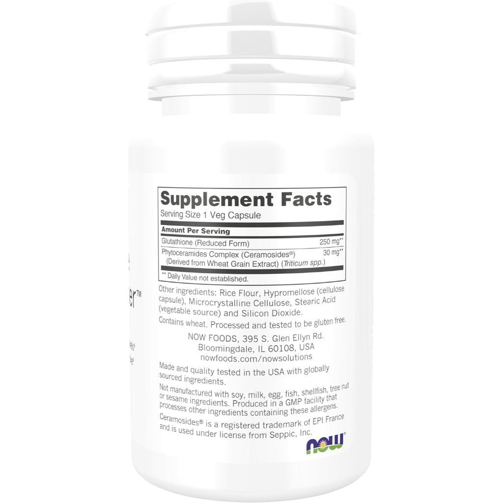 USA Supplements | NOW Foods, Solutions, Glutathione Skin Brightener ( Antioxidant Protection )