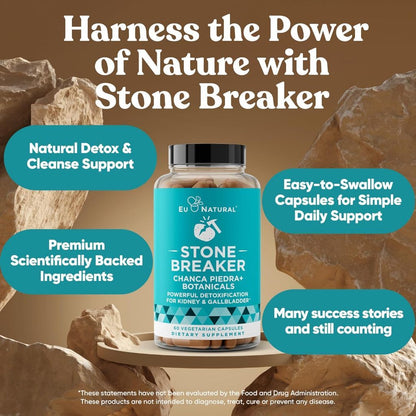 USA Supplements | Eu Natural, Stone Breaker ( Powerful Detoxification for Kidney & Gallbladder )