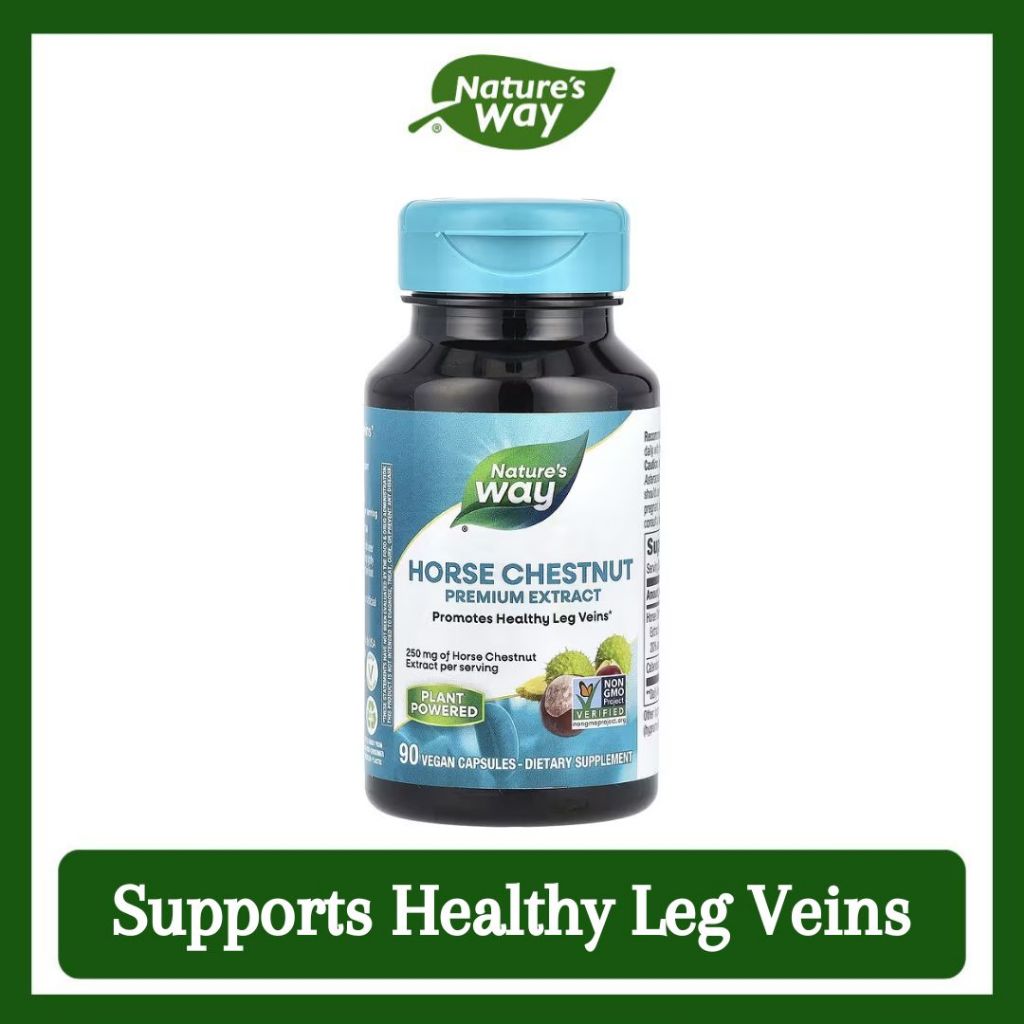 Nature's Way, Horse Chestnut ( Supports Healthy Leg Veins & Support Vascular Health )