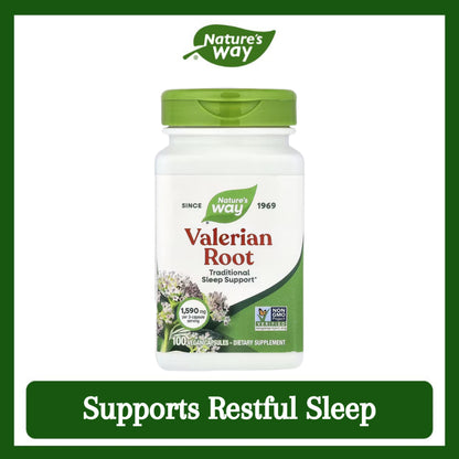 Nature's Way, Valerian Root ( Supports Restful Sleep & Soothes Headaches & Tension )