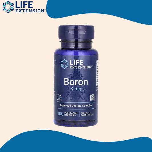 Life Extension, Boron ( Supports Bone Health, Supports Immune and Nervous System Function )