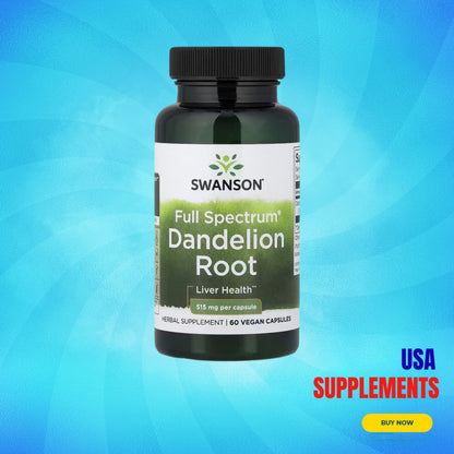 USA Supplements | Swanson, Full Spectrum® Dandelion Root ( Digestive Comfort Support )