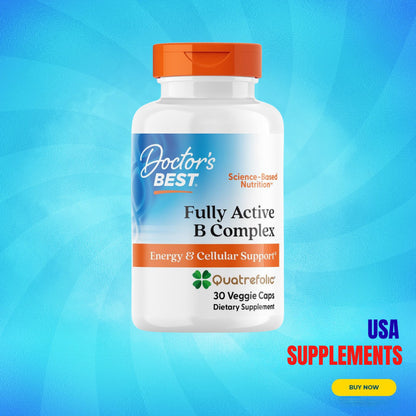 USA Supplements | Doctor's Best, Fully Active B Complex ( Supports Energy Metabolism )