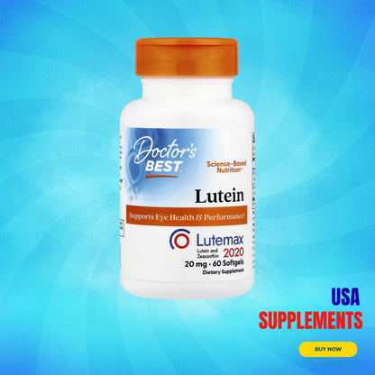USA Supplements | Doctor's Best, Lutein, Lutemax 2020 ( Supports Eye Health )