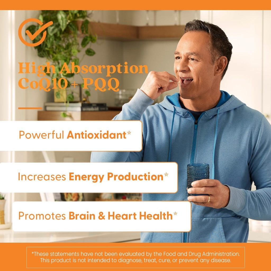USA Supplements | Doctor's Best, High Absorption CoQ10 plus PQQ ( Cellular Energy Support )