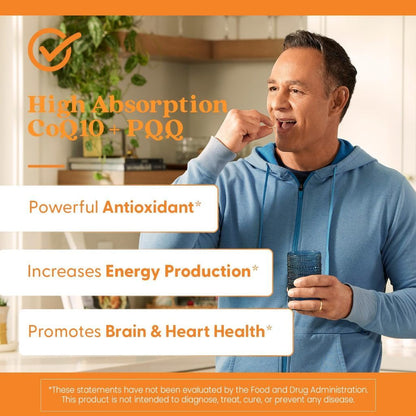 USA Supplements | Doctor's Best, High Absorption CoQ10 plus PQQ ( Cellular Energy Support )