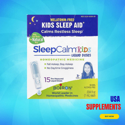 USA Supplements | Boiron, SleepCalm™ Kids, Liquid Doses ( Supports Relaxation )