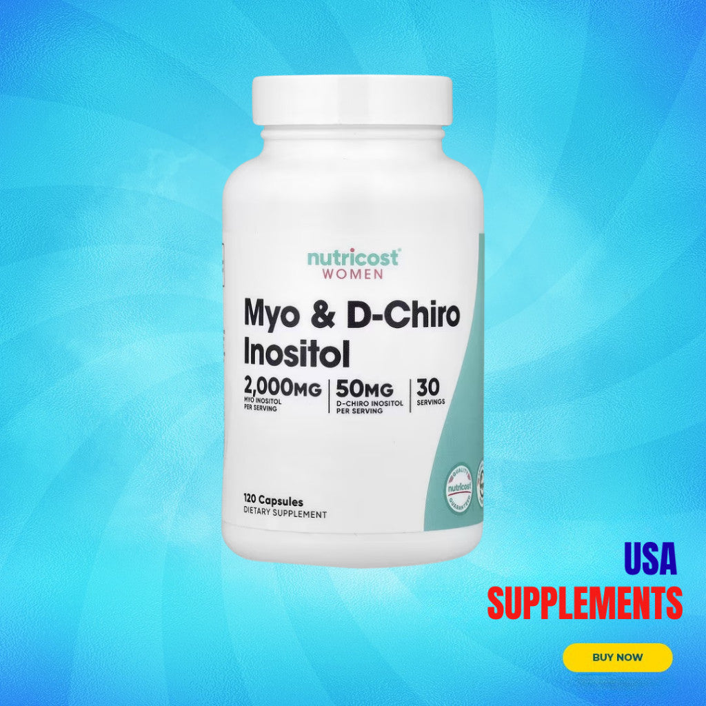 USA Supplements | Nutricost, Women, Myo & D-Chiro Inositol ( Hormonal Balance )