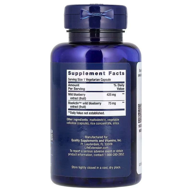 USA Supplements | Life Extension, Blueberry Extract Capsules ( Antioxidant Support )