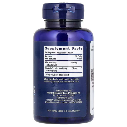 USA Supplements | Life Extension, Blueberry Extract Capsules ( Antioxidant Support )