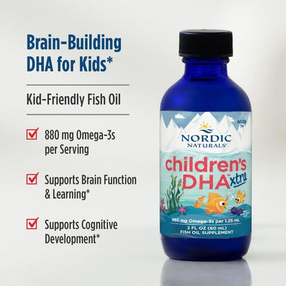 USA Supplements | Nordic Naturals, Children's DHA™ Xtra, 2 fl oz ( Supports Brain Development )