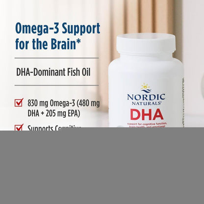 USA Supplements | Nordic Naturals, DHA, Strawberry, 90 Soft Gels ( Brain Health Support )