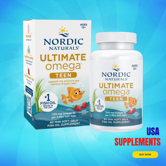 USA Supplements | Nordic Naturals, Teen, Ultimate Omega ( Brain and Cognitive Support )