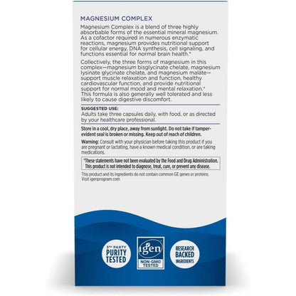 USA Supplements | Nordic Naturals, Magnesium Complex ( Muscle & Nerve Support )