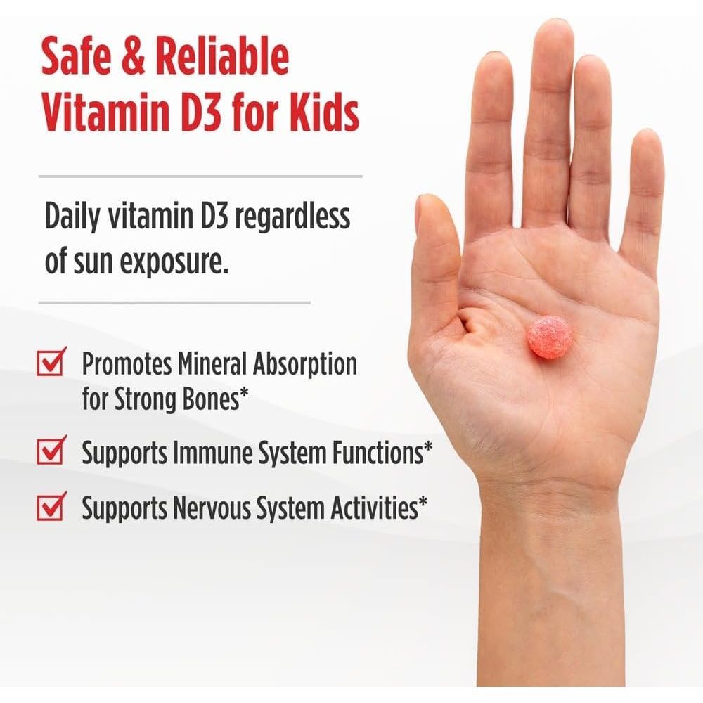 USA Supplements | Nordic Naturals, Kids Vitamin D3 Gummies ( Supports Bone Health )