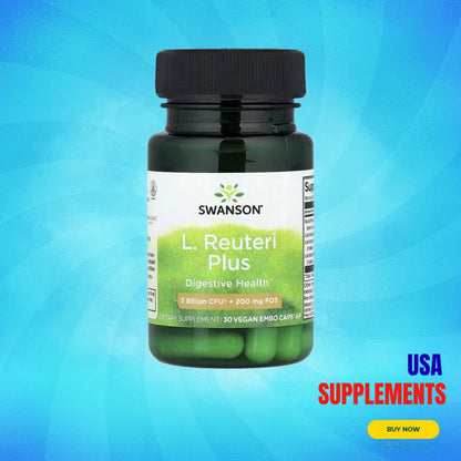 USA Supplements | Swanson, L. Reuteri Plus ( Digestive & Gut Health Support )