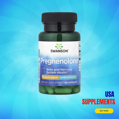 USA Supplements | Swanson, Pregnenolone ( Brain and Nervous System Support )