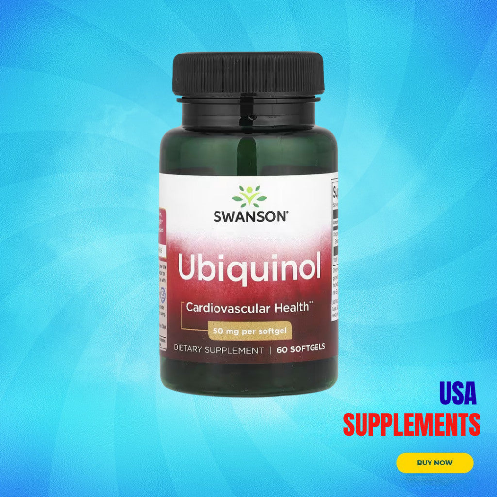 USA Supplements | Swanson, Ubiquinol, 50 mg, 60 Softgels ( Heart Health )