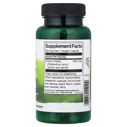 USA Supplements | Swanson, Full Spectrum® Chanca Piedra ( Liver and Kidney Support )