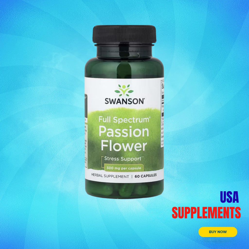 USA Supplements | Swanson, Full Spectrum® Passion Flower ( Stress Support )