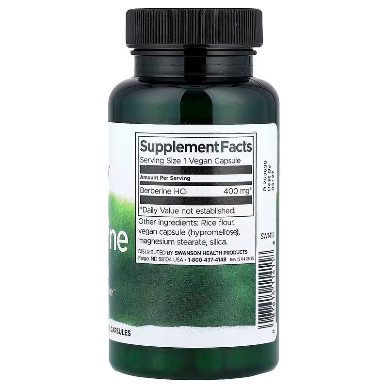 USA Supplements | Swanson, Berberine ( Supports Blood Sugar Metabolism )