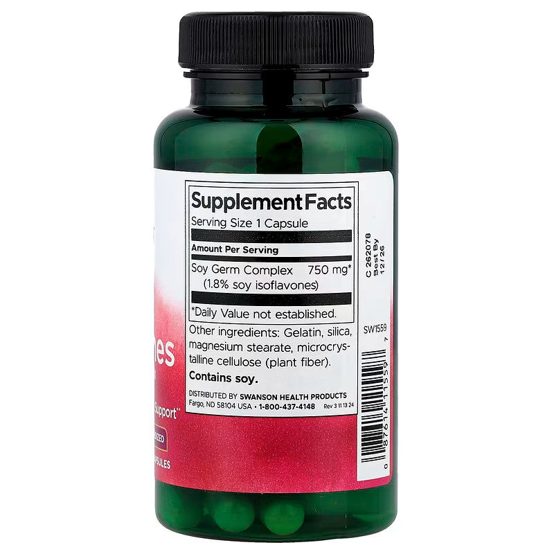 USA Supplements | Swanson, Soy Isoflavones ( Hormonal and Menopause Support )