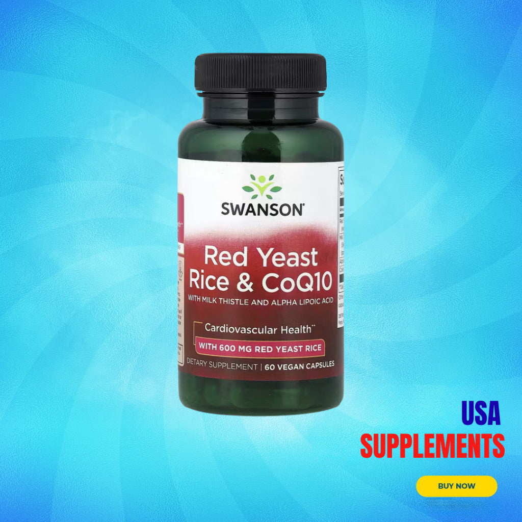 USA Supplements | Swanson, Red Yeast Rice & CoQ10 ( Cardiovascular Health )