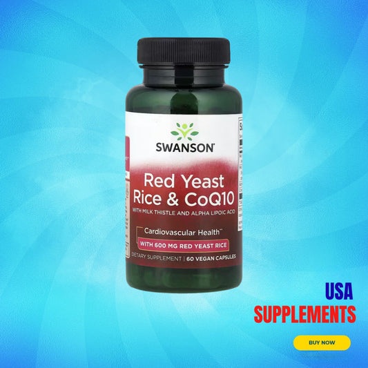 USA Supplements | Swanson, Red Yeast Rice & CoQ10 ( Cardiovascular Health )
