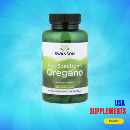 USA Supplements | Swanson, Full Spectrum® Oregano ( Support the Immune System )