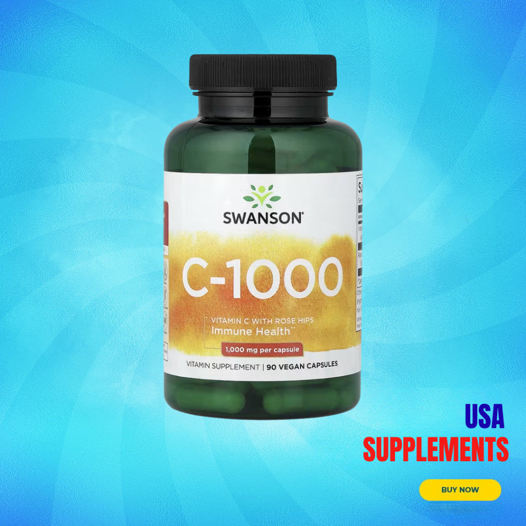 USA Supplements | Swanson, C-1000, 90 Vegan Capsules ( Immune Health )