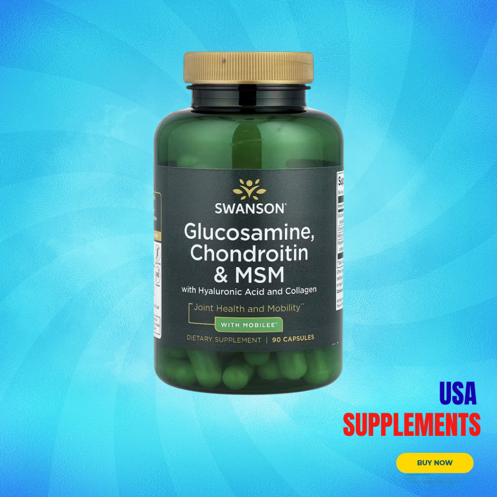 USA Supplements | Swanson, Glucosamine, Chondroitin & MSM ( Joint Health and Mobility )