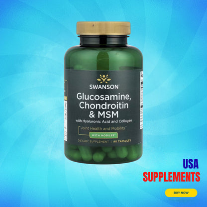 USA Supplements | Swanson, Glucosamine, Chondroitin & MSM ( Joint Health and Mobility )