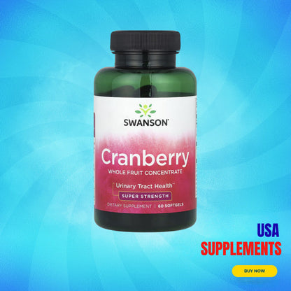 USA Supplements | Swanson, Cranberry, 60 Softgels ( Urinary Tract Health )
