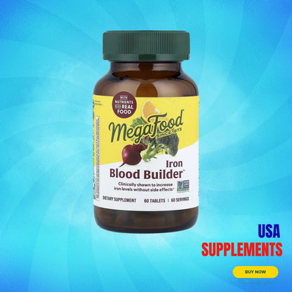 USA Supplements | MegaFood, Iron Blood Builder ( Supports Healthy Blood )