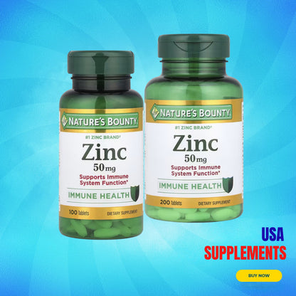 USA Supplements | Nature's Bounty, Zinc ( Supports Immune System Function )