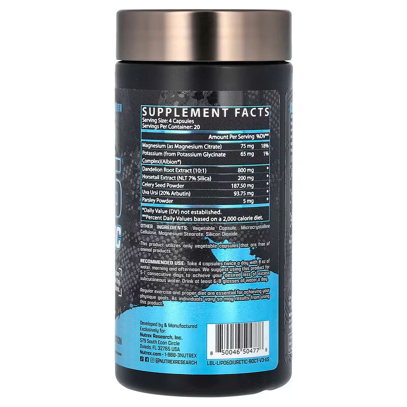 USA Supplements | Nutrex Research, LIPO-6 Diuretic ( Weight Management )