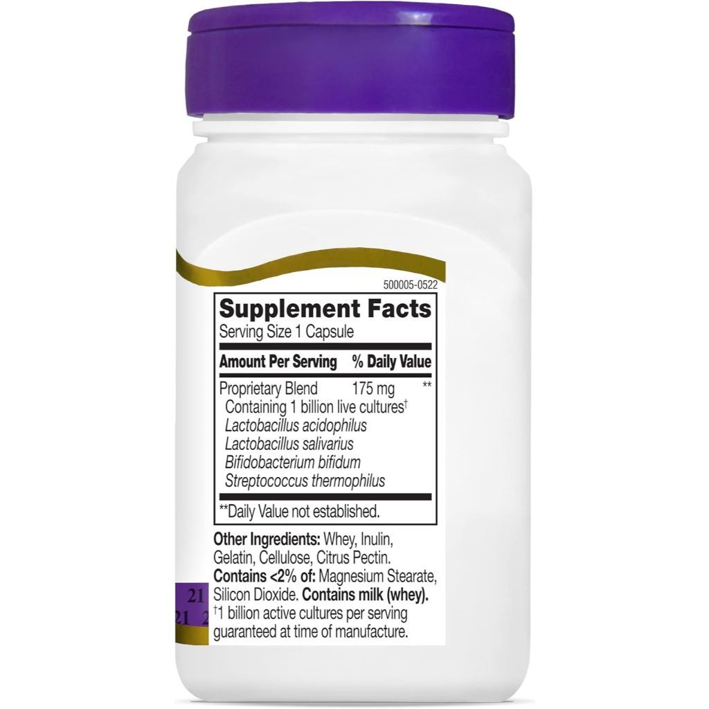 USA Supplements | 21st Century, Acidophilus Probiotic Blend ( Digestive & Immune Health )