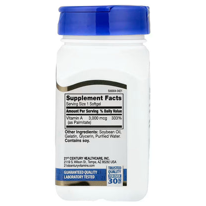 USA Supplements | 21st Century, Vitamin A ( Eye Health Support )