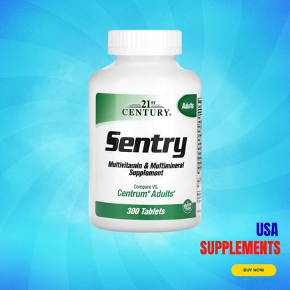 USA Supplements | 21st Century, Sentry, Adults ( Supports Immune System Health )