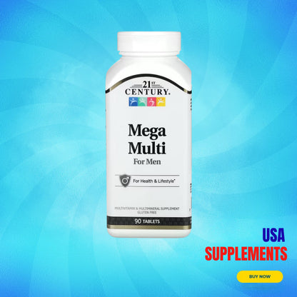 USA Supplements | 21st Century, Mega Multi ( Supports Immune System Health )