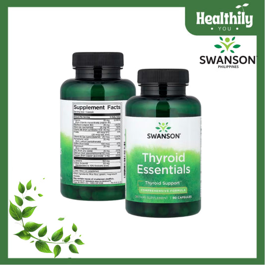 HealthilyYou | Swanson, Thyroid Essentials, 90 Capsules Thyroid Support