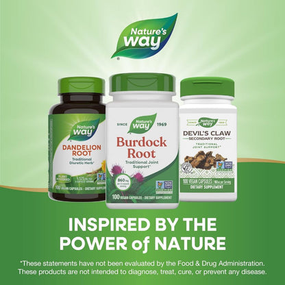 Nature's Way, Burdock Root ( Joint Health, Antioxidant Support & Digestive Support )