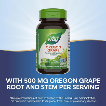 Nature's Way, Oregon Grape ( Digestive Health & Antimicrobial Support )