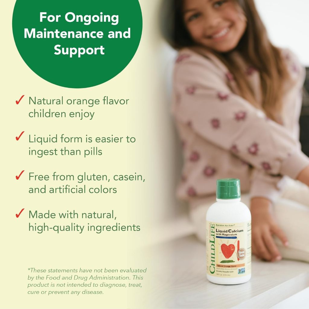LittleSunshine | ChildLife Essentials, Essentials, Liquid Calcium w/ Magnesium Healthy Bone & Immune