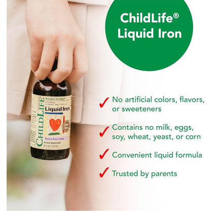 LittleSunshine | ChildLife Essentials, Liquid Iron, Berry, Zinc Plus™, Natural Mango Strawberry