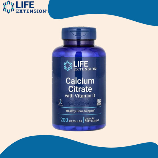 Life Extension, Calcium Citrate with Vitamin D ( Supports Bone Density and Strength )
