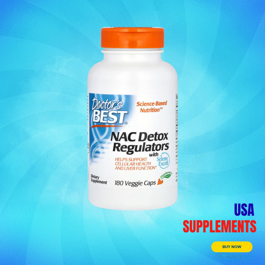 USA Supplements | Doctor's Best, NAC Detox Regulators ( Supports Antioxidant Defense )